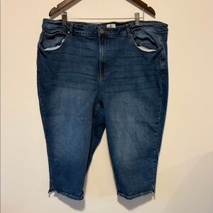 Penningtons Dark Blue Cropped Denim Jeans